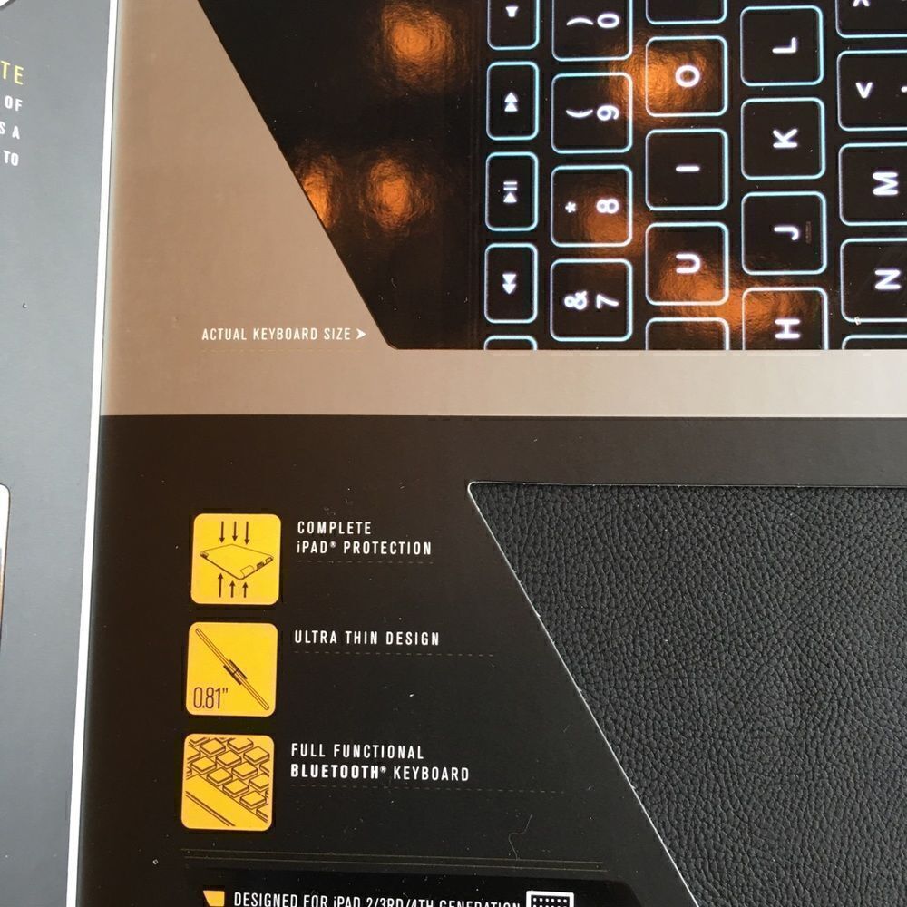 PROFOLIO WITH Backlit Keys for I PAD NWT - Picture 5 of 15